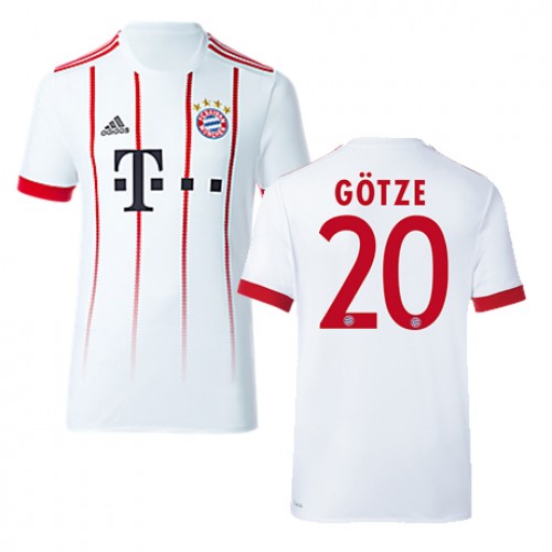 FC Bayern München Fodboldtrøjer FELIX GOTZE 3. sæt 2017/18 Kort ærmer FC Bayern München Fodboldtrøjer FELIX GOTZE 3. sæt 2017/18 Kort ærmer
