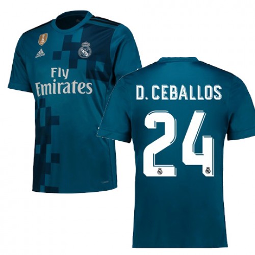 Real Madrid Fodboldtrøjer DANI CEBALLOS 3. sæt 2017/18 Kort ærmer Real Madrid Fodboldtrøjer DANI CEBALLOS 3. sæt 2017/18 Kort ærmer