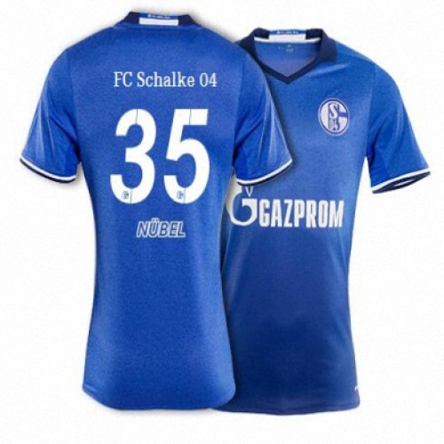 FC Schalke 04 Fodboldtrøjer NUBEL Hjemmebanesæt 2017/18 Kort ærmer FC Schalke 04 Fodboldtrøjer NUBEL Hjemmebanesæt 2017/18 Kort ærmer