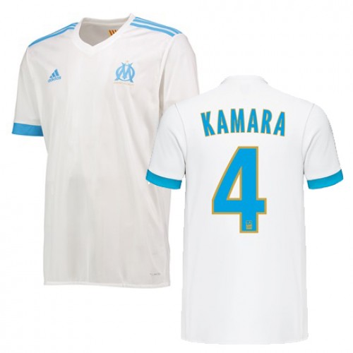 Olympique de Marseille Fodboldtrøjer KAMARA Hjemmebanesæt 2017/18 Kort ærmer Olympique de Marseille Fodboldtrøjer KAMARA Hjemmebanesæt 2017/18 Kort ærmer