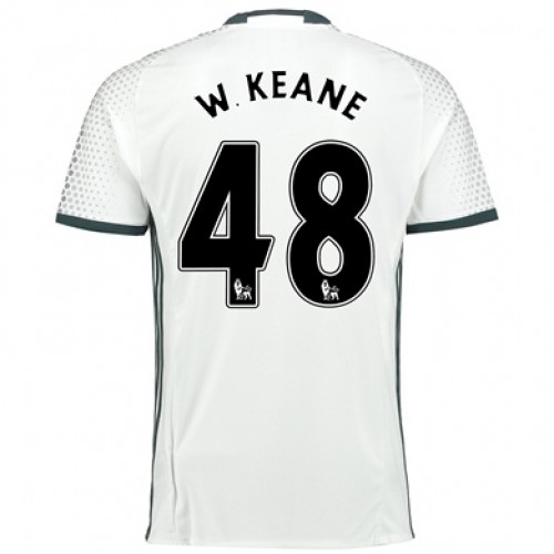 Manchester United Fodboldtrøjer W KEANE 3. sæt 2017/18 Kort ærmer Manchester United Fodboldtrøjer W KEANE 3. sæt 2017/18 Kort ærmer