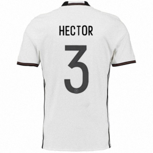 Tyskland Fodboldtrøjer JONAS HECTOR Hjemmebanesæt Euro 2016 Kort ærmer Tyskland Fodboldtrøjer JONAS HECTOR Hjemmebanesæt Euro 2016 Kort ærmer