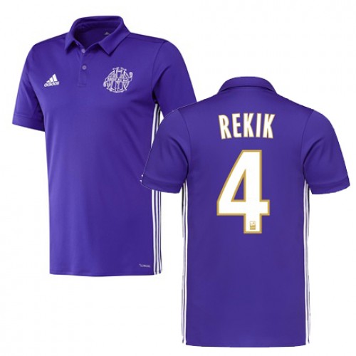 Olympique de Marseille Fodboldtrøjer KARIM REKIK 3. sæt 2017/18 Kort ærmer Olympique de Marseille Fodboldtrøjer KARIM REKIK 3. sæt 2017/18 Kort ærmer