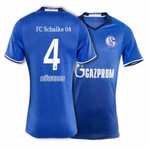 FC Schalke 04 Fodboldtrøjer HOWEDES Hjemmebanesæt 2017/18 Kort ærmer FC Schalke 04 Fodboldtrøjer HOWEDES Hjemmebanesæt 2017/18 Kort ærmer