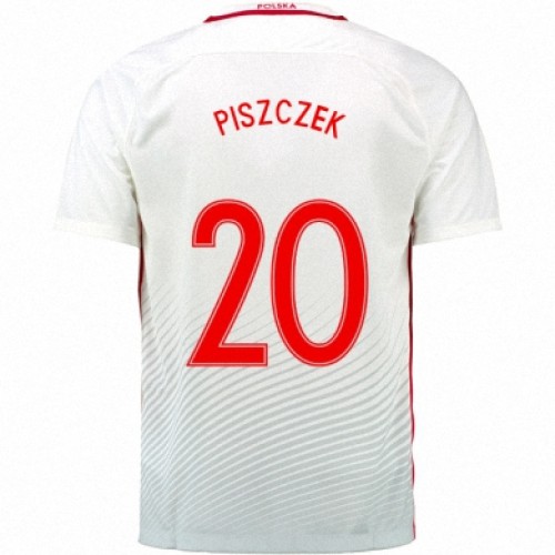 Polen Fodboldtrøjer LUKASZ PISZCZEK Hjemmebanesæt Euro 2016 Kort ærmer Polen Fodboldtrøjer LUKASZ PISZCZEK Hjemmebanesæt Euro 2016 Kort ærmer