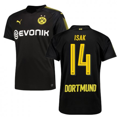 Borussia Dortmund Fodboldtrøjer Isak Udebanesæt 2017/18 Kort ærmer Borussia Dortmund Fodboldtrøjer Isak Udebanesæt 2017/18 Kort ærmer