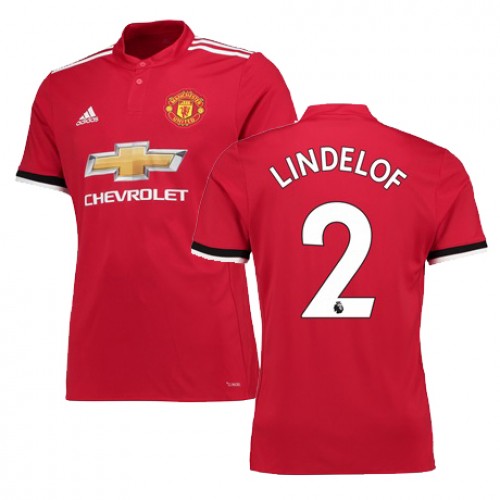 Manchester United Fodboldtrøjer LINDELOF Hjemmebanesæt 2017/18 Kort ærmer Manchester United Fodboldtrøjer LINDELOF Hjemmebanesæt 2017/18 Kort ærmer