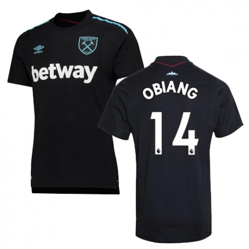West Ham Fodboldtrøjer OBIANG Udebanesæt 2017/18 Kort ærmer West Ham Fodboldtrøjer OBIANG Udebanesæt 2017/18 Kort ærmer