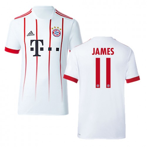 FC Bayern München Fodboldtrøjer JAMES 3. sæt 2017/18 Kort ærmer FC Bayern München Fodboldtrøjer JAMES 3. sæt 2017/18 Kort ærmer