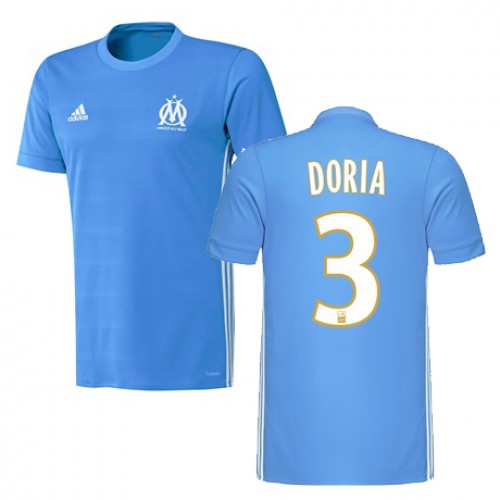 Olympique de Marseille Fodboldtrøjer DORIA Udebanesæt 2017/18 Kort ærmer Olympique de Marseille Fodboldtrøjer DORIA Udebanesæt 2017/18 Kort ærmer