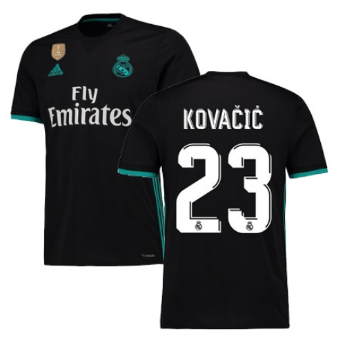 Real Madrid Fodboldtrøjer KOVACIC Udebanesæt 2017/18 Kort ærmer Real Madrid Fodboldtrøjer KOVACIC Udebanesæt 2017/18 Kort ærmer