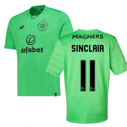 Celtic FC Fodboldtrøjer SCOTT SINCLAIR 3. sæt 2017/18 Kort ærmer Celtic FC Fodboldtrøjer SCOTT SINCLAIR 3. sæt 2017/18 Kort ærmer