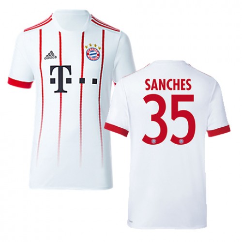 FC Bayern München Fodboldtrøjer SANCHES 3. sæt 2017/18 Kort ærmer FC Bayern München Fodboldtrøjer SANCHES 3. sæt 2017/18 Kort ærmer