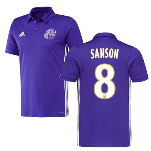Olympique de Marseille Fodboldtrøjer Morgan Sanson 3. sæt 2017/18 Kort ærmer Olympique de Marseille Fodboldtrøjer Morgan Sanson 3. sæt 2017/18 Kort ærmer