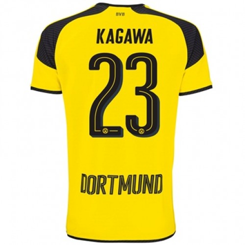 Borussia Dortmund Fodboldtrøjer KAGAWA 3. sæt 2017/18 Kort ærmer Borussia Dortmund Fodboldtrøjer KAGAWA 3. sæt 2017/18 Kort ærmer