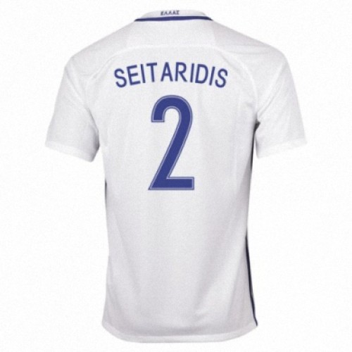 Grækenland Fodboldtrøjer GIOURKAS SEITARIDIS Hjemmebanesæt 2016/17 Kort ærmer Grækenland Fodboldtrøjer GIOURKAS SEITARIDIS Hjemmebanesæt 2016/17 Kort ærmer