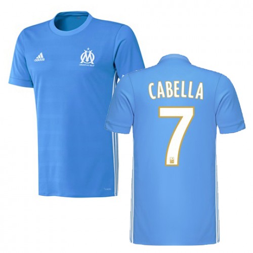 Olympique de Marseille Fodboldtrøjer REMY CABELLA Udebanesæt 2017/18 Kort ærmer Olympique de Marseille Fodboldtrøjer REMY CABELLA Udebanesæt 2017/18 Kort ærmer