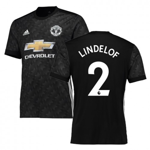 Manchester United Fodboldtrøjer LINDELOF Udebanesæt 2017/18 Kort ærmer Manchester United Fodboldtrøjer LINDELOF Udebanesæt 2017/18 Kort ærmer