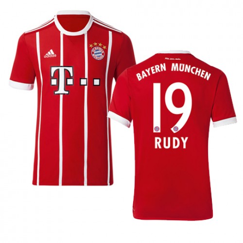FC Bayern München Fodboldtrøjer RUDY Hjemmebanesæt 2017/18 Kort ærmer FC Bayern München Fodboldtrøjer RUDY Hjemmebanesæt 2017/18 Kort ærmer