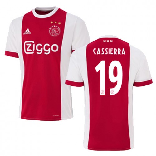 AFC Ajax Fodboldtrøjer MATEO CASSIERRA Hjemmebanesæt 2017/18 Kort ærmer AFC Ajax Fodboldtrøjer MATEO CASSIERRA Hjemmebanesæt 2017/18 Kort ærmer
