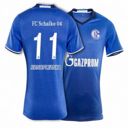 FC Schalke 04 Fodboldtrøjer KONOPLYANKA Hjemmebanesæt 2017/18 Kort ærmer FC Schalke 04 Fodboldtrøjer KONOPLYANKA Hjemmebanesæt 2017/18 Kort ærmer