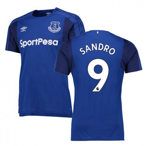 Everton Fodboldtrøjer SANDRO Hjemmebanesæt 2017/18 Kort ærmer Everton Fodboldtrøjer SANDRO Hjemmebanesæt 2017/18 Kort ærmer