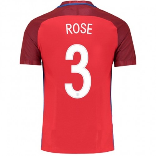 England Fodboldtrøjer ROSE Udebanesæt Euro 2016 Kort ærmer England Fodboldtrøjer ROSE Udebanesæt Euro 2016 Kort ærmer