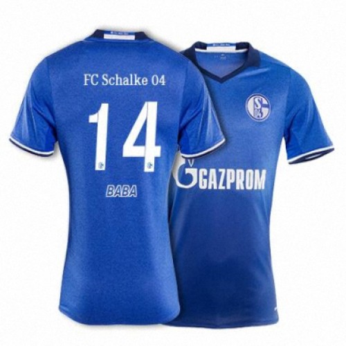 FC Schalke 04 Fodboldtrøjer BABA Hjemmebanesæt 2017/18 Kort ærmer FC Schalke 04 Fodboldtrøjer BABA Hjemmebanesæt 2017/18 Kort ærmer