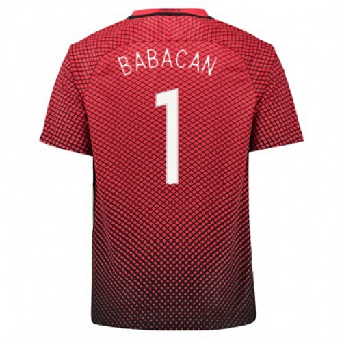 Tyrkiet Fodboldtrøjer VOLKAN BABACAN Hjemmebanesæt Euro 2016 Kort ærmer Tyrkiet Fodboldtrøjer VOLKAN BABACAN Hjemmebanesæt Euro 2016 Kort ærmer