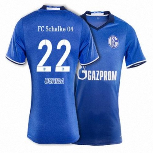 FC Schalke 04 Fodboldtrøjer UCHIDA Hjemmebanesæt 2017/18 Kort ærmer FC Schalke 04 Fodboldtrøjer UCHIDA Hjemmebanesæt 2017/18 Kort ærmer