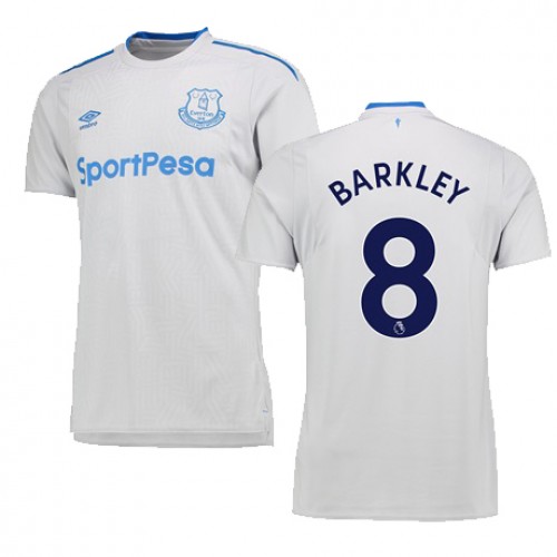 Everton Fodboldtrøjer BARKLEY Udebanesæt 2017/18 Kort ærmer Everton Fodboldtrøjer BARKLEY Udebanesæt 2017/18 Kort ærmer