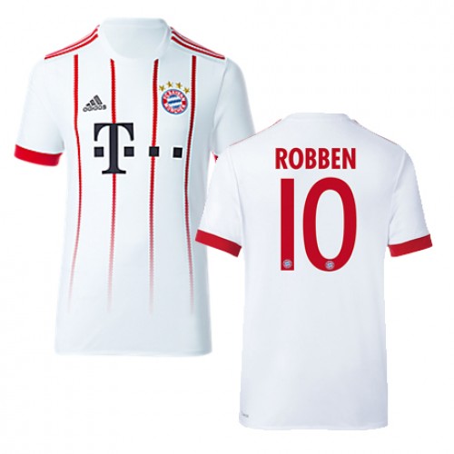FC Bayern München Fodboldtrøjer ROBBEN 3. sæt 2017/18 Kort ærmer FC Bayern München Fodboldtrøjer ROBBEN 3. sæt 2017/18 Kort ærmer