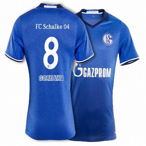 FC Schalke 04 Fodboldtrøjer GORETZKA Hjemmebanesæt 2017/18 Kort ærmer FC Schalke 04 Fodboldtrøjer GORETZKA Hjemmebanesæt 2017/18 Kort ærmer