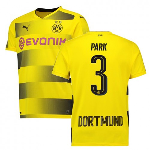 Borussia Dortmund Fodboldtrøjer PARK Hjemmebanesæt 2017/18 Kort ærmer Borussia Dortmund Fodboldtrøjer PARK Hjemmebanesæt 2017/18 Kort ærmer
