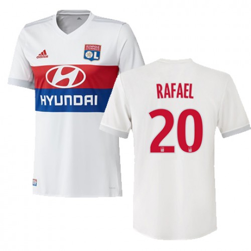 Olympique Lyon Fodboldtrøjer RAFAEL Hjemmebanesæt 2017/18 Kort ærmer Olympique Lyon Fodboldtrøjer RAFAEL Hjemmebanesæt 2017/18 Kort ærmer