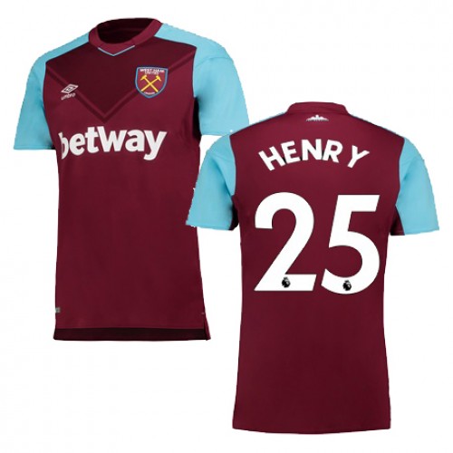 West Ham Fodboldtrøjer HENRY Hjemmebanesæt 2017/18 Kort ærmer West Ham Fodboldtrøjer HENRY Hjemmebanesæt 2017/18 Kort ærmer