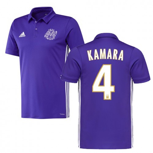 Olympique de Marseille Fodboldtrøjer KAMARA 3. sæt 2017/18 Kort ærmer Olympique de Marseille Fodboldtrøjer KAMARA 3. sæt 2017/18 Kort ærmer