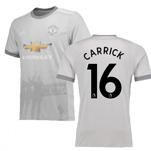 Manchester United Fodboldtrøjer CARRICK 3. sæt 2017/18 Kort ærmer Manchester United Fodboldtrøjer CARRICK 3. sæt 2017/18 Kort ærmer