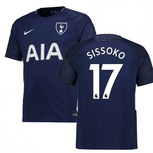 Tottenham Hotspur Fodboldtrøjer SISSOKO Udebanesæt 2017/18 Kort ærmer Tottenham Hotspur Fodboldtrøjer SISSOKO Udebanesæt 2017/18 Kort ærmer