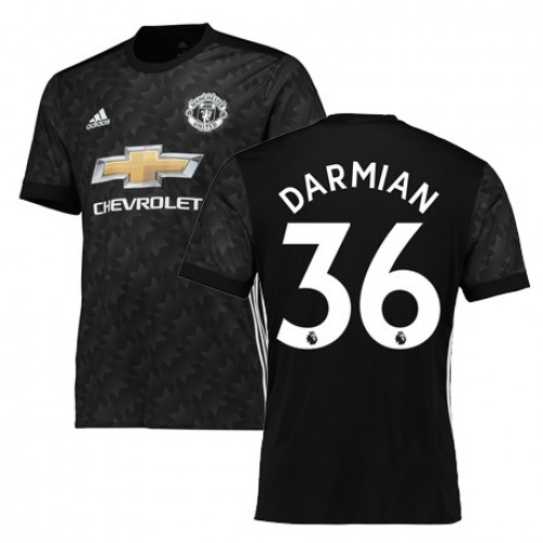 Manchester United Fodboldtrøjer DARMIAN Udebanesæt 2017/18 Kort ærmer Manchester United Fodboldtrøjer DARMIAN Udebanesæt 2017/18 Kort ærmer