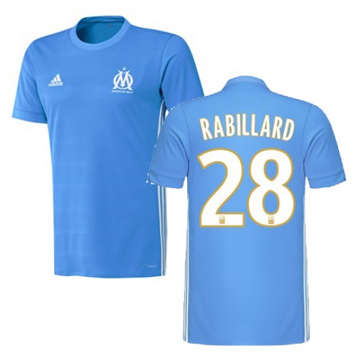 Olympique de Marseille Fodboldtrøjer ANTOINE RABILLARD Udebanesæt 2017/18 Kort ærmer Olympique de Marseille Fodboldtrøjer ANTOINE RABILLARD Udebanesæt 2017/18 Kort ærmer