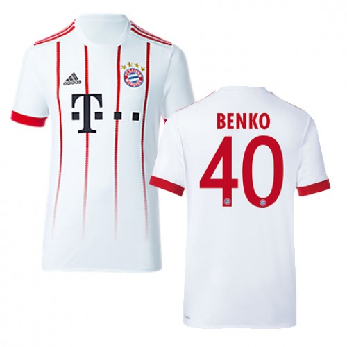 FC Bayern München Fodboldtrøjer BENKO 3. sæt 2017/18 Kort ærmer FC Bayern München Fodboldtrøjer BENKO 3. sæt 2017/18 Kort ærmer