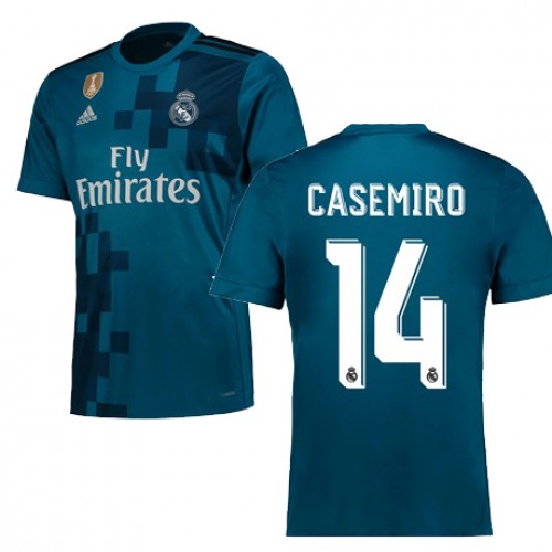 Real Madrid Fodboldtrøjer CASEMIRO 3. sæt 2017/18 Kort ærmer Real Madrid Fodboldtrøjer CASEMIRO 3. sæt 2017/18 Kort ærmer