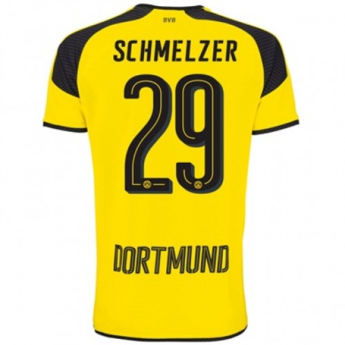 Borussia Dortmund Fodboldtrøjer SCHMELZER 3. sæt 2017/18 Kort ærmer Borussia Dortmund Fodboldtrøjer SCHMELZER 3. sæt 2017/18 Kort ærmer