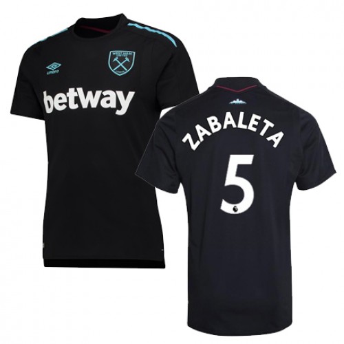West Ham Fodboldtrøjer ZABALETA Udebanesæt 2017/18 Kort ærmer West Ham Fodboldtrøjer ZABALETA Udebanesæt 2017/18 Kort ærmer