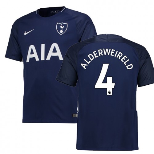Tottenham Hotspur Fodboldtrøjer ALDERWEIRELD Udebanesæt 2017/18 Kort ærmer Tottenham Hotspur Fodboldtrøjer ALDERWEIRELD Udebanesæt 2017/18 Kort ærmer