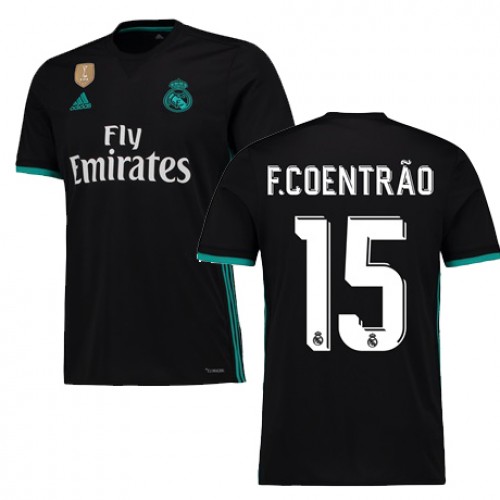 Real Madrid Fodboldtrøjer F COENTRAO Udebanesæt 2017/18 Kort ærmer Real Madrid Fodboldtrøjer F COENTRAO Udebanesæt 2017/18 Kort ærmer