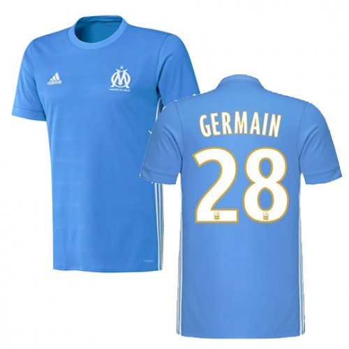 Olympique de Marseille Fodboldtrøjer GERMAIN Udebanesæt 2017/18 Kort ærmer Olympique de Marseille Fodboldtrøjer GERMAIN Udebanesæt 2017/18 Kort ærmer