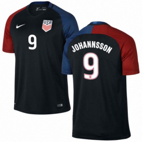 USA Fodboldtrøjer ARON JOHANNSSON Udebanesæt 2016/17 Kort ærmer USA Fodboldtrøjer ARON JOHANNSSON Udebanesæt 2016/17 Kort ærmer