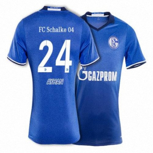 FC Schalke 04 Fodboldtrøjer AYHAN Hjemmebanesæt 2017/18 Kort ærmer FC Schalke 04 Fodboldtrøjer AYHAN Hjemmebanesæt 2017/18 Kort ærmer